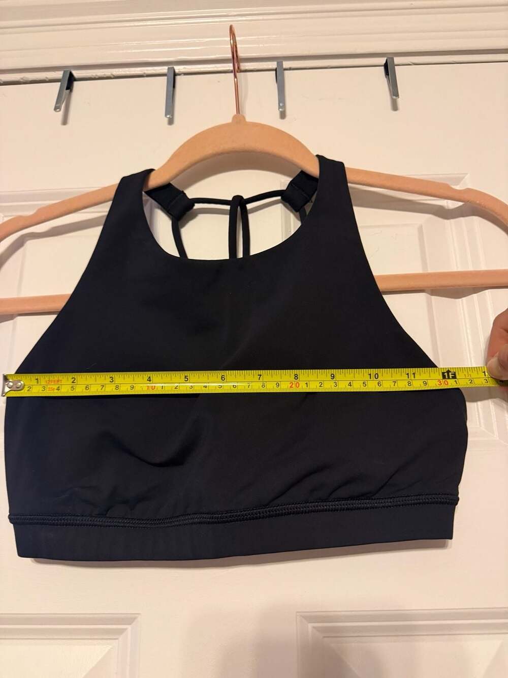 Lululemon Strappy High Neck Sports Bra Black - Picture 3 of 4
